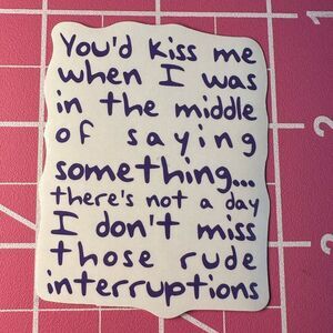 💜13/$13 +Bundle Sticker Sale | MUSIC Taylor Swift Waterproof Sticker